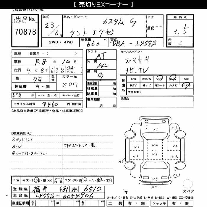 DAIHATSU TANTO EXE