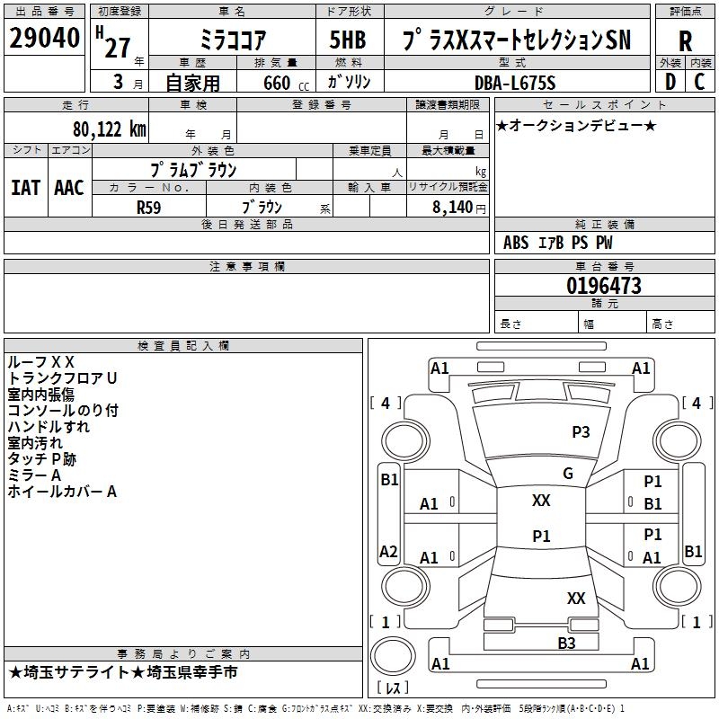 DAIHATSU MIRA COCOA