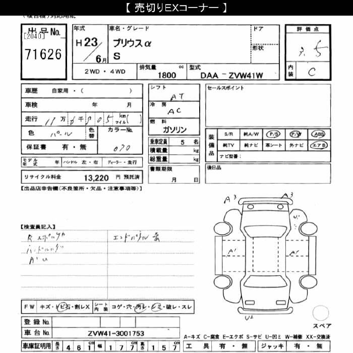 TOYOTA PRIUS ALPHA