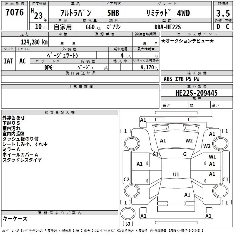 SUZUKI ALTO LAPIN