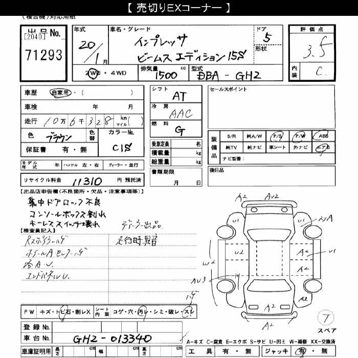 SUBARU IMPREZA