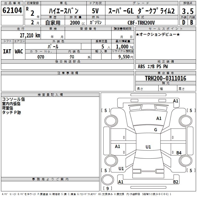 TOYOTA REGIUS ACE