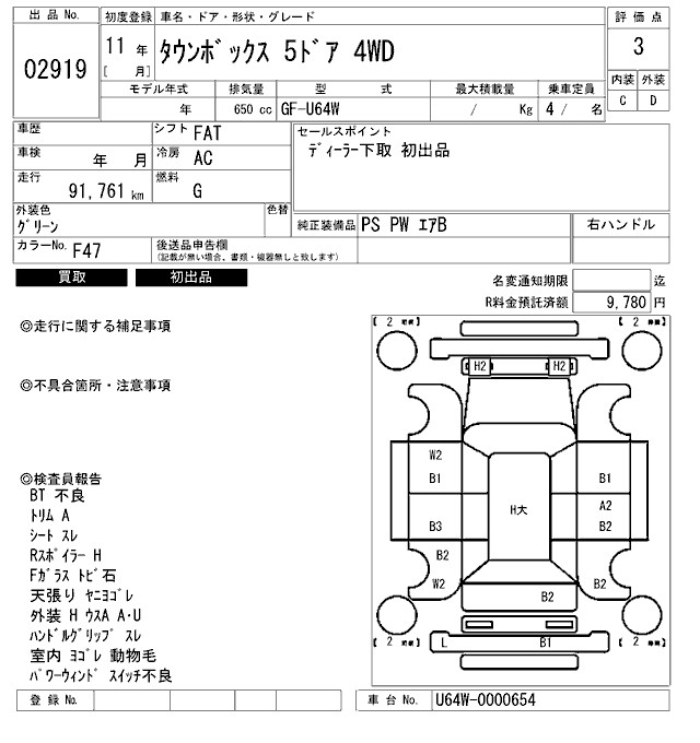 MITSUBISHI TOWN BOX