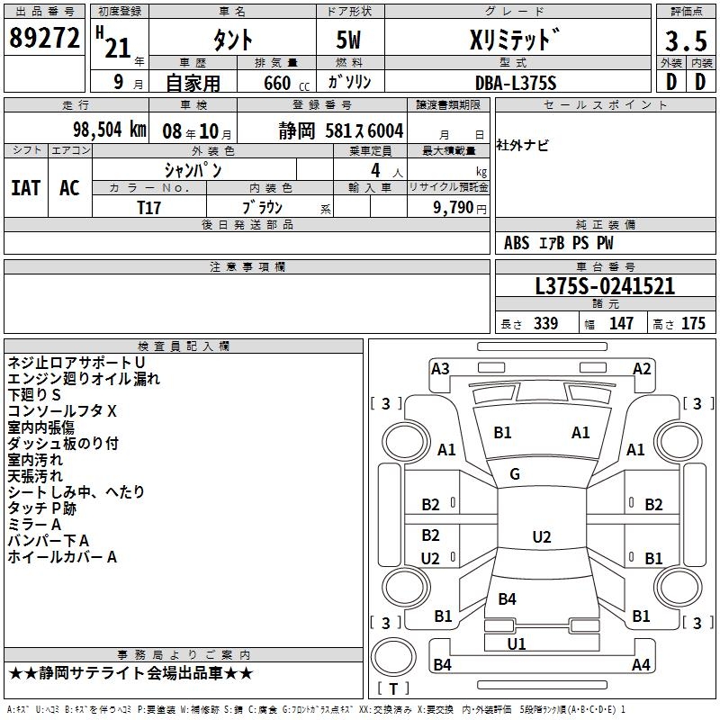 DAIHATSU TANTO