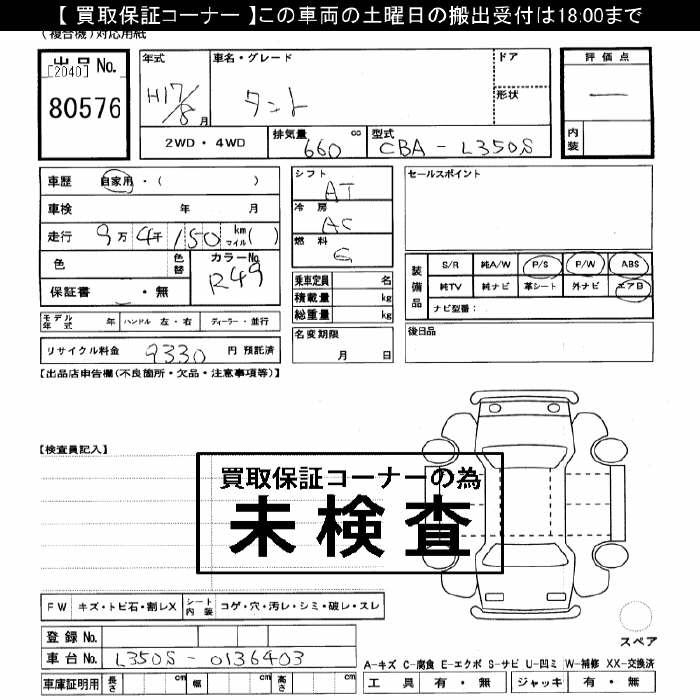DAIHATSU TANTO