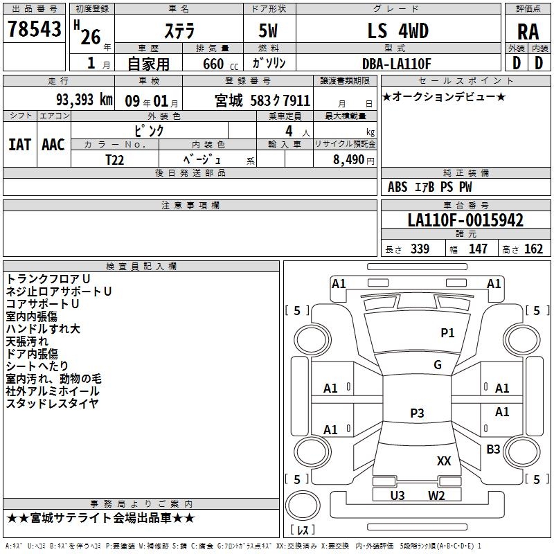 SUBARU STELLA