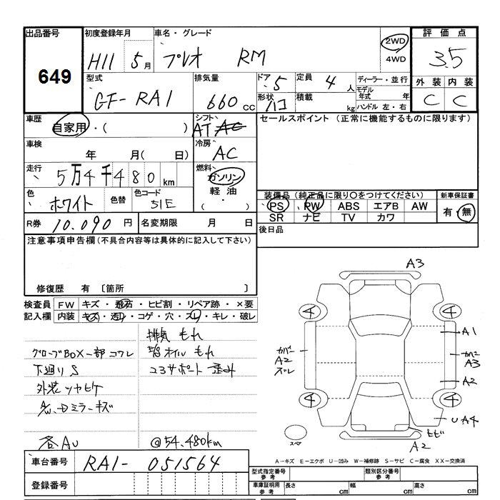 SUBARU PLEO