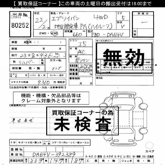 SUZUKI EVERY