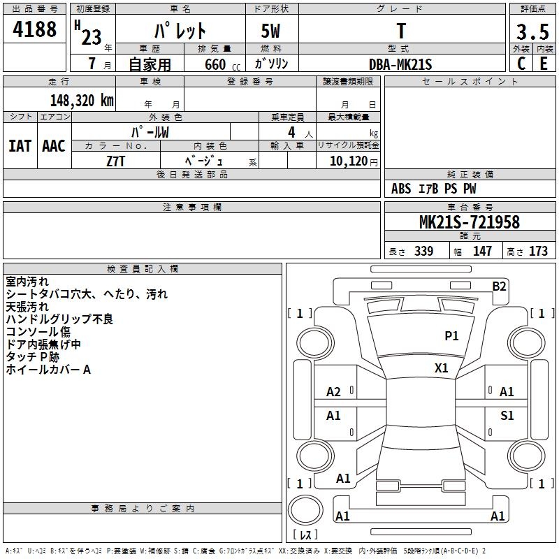 SUZUKI PALETTE