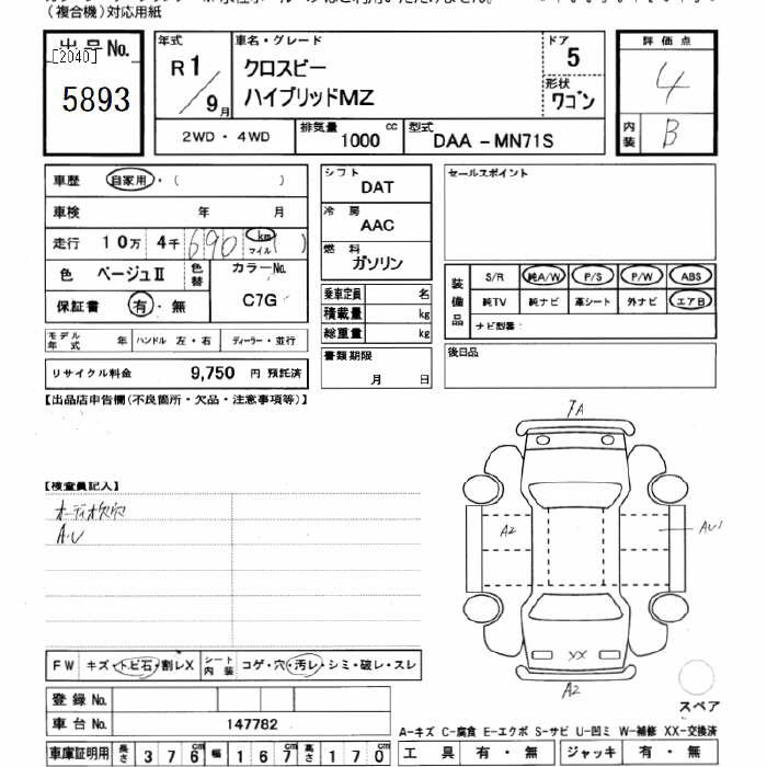 SUZUKI XBEE
