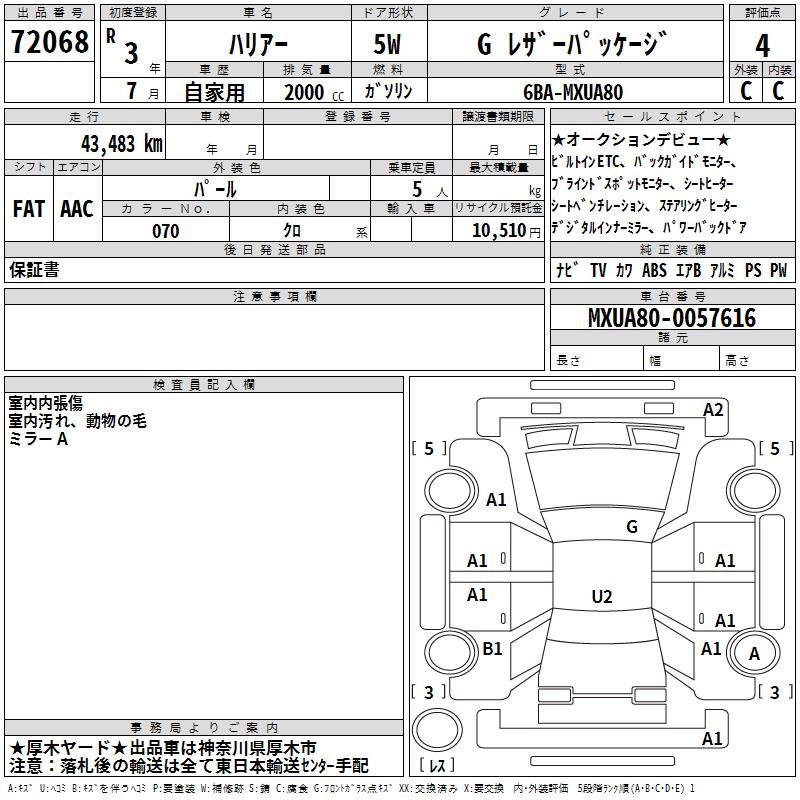 TOYOTA HARRIER