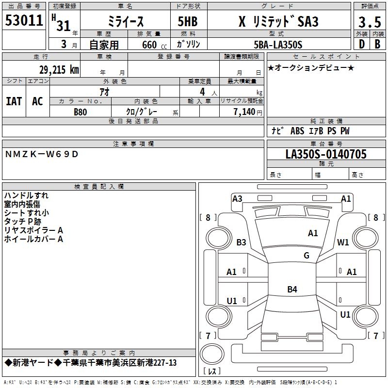 DAIHATSU MIRA E:S