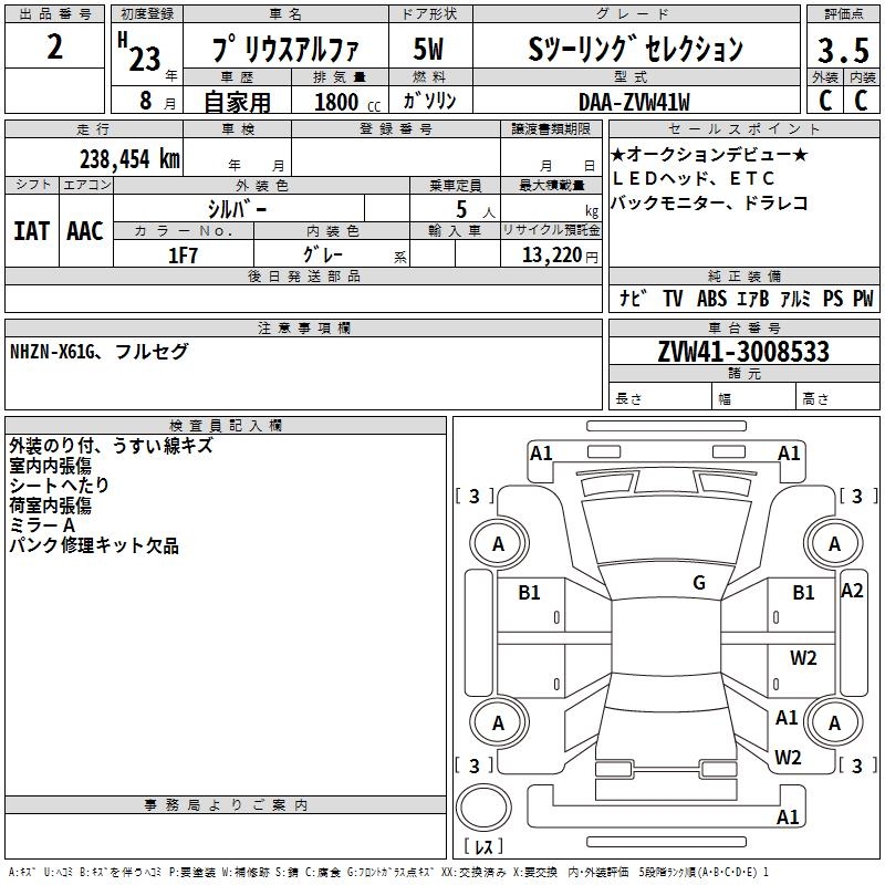 TOYOTA PRIUS ALPHA