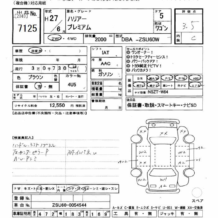 TOYOTA HARRIER