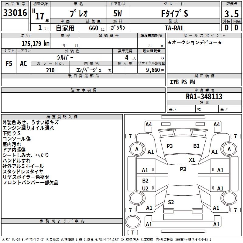 SUBARU PLEO