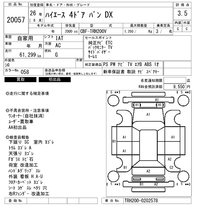 TOYOTA REGIUS ACE