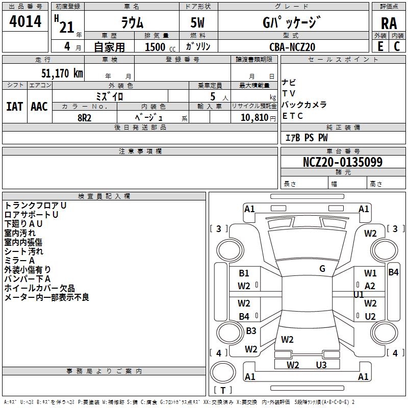TOYOTA RAUM