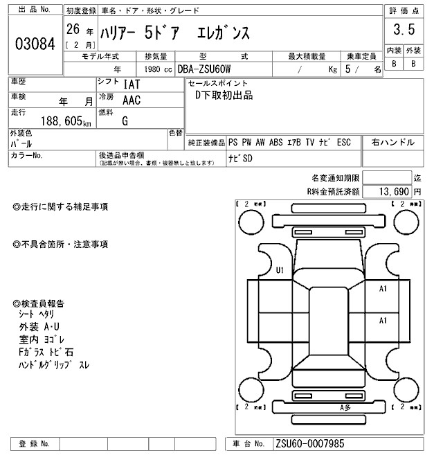 TOYOTA HARRIER