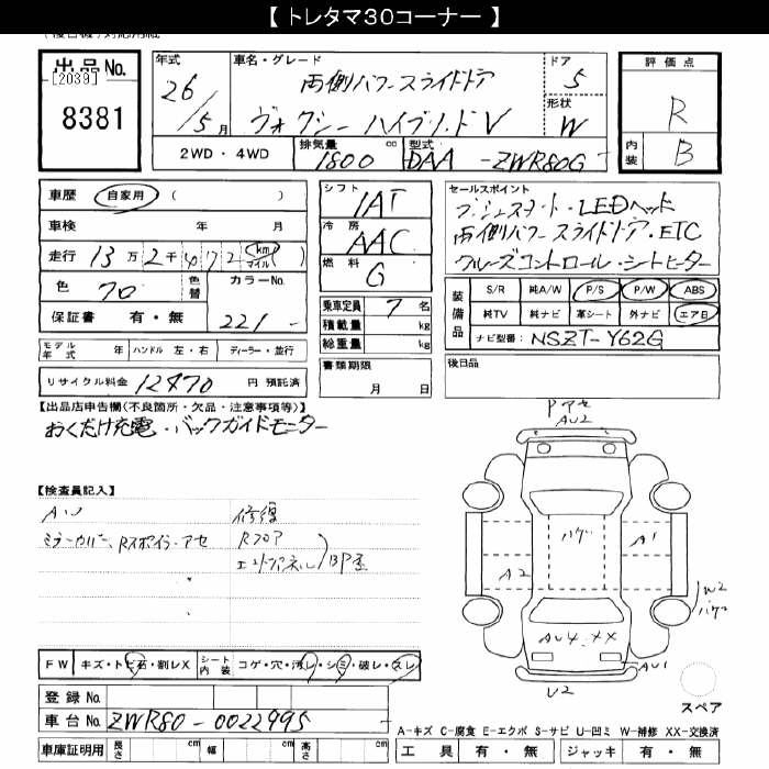 TOYOTA VOXY