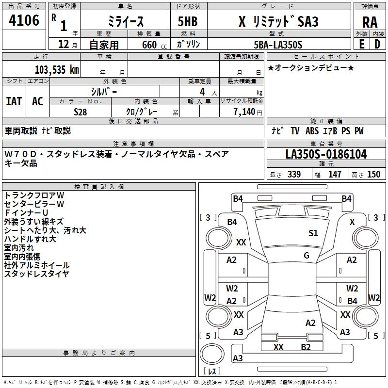 DAIHATSU MIRA E:S