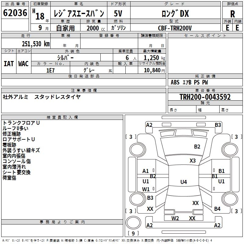 TOYOTA REGIUS ACE