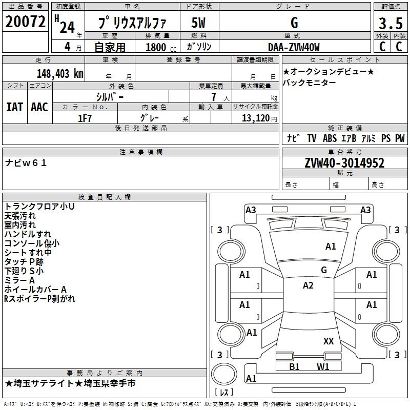 TOYOTA PRIUS ALPHA