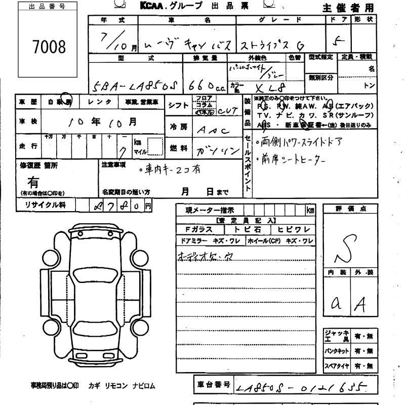 DAIHATSU MOVE CANBUS