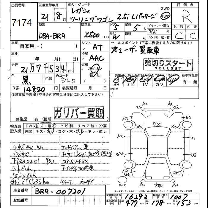SUBARU LEGACY