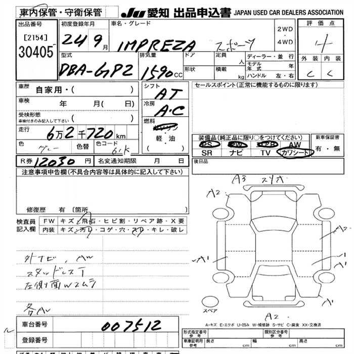 SUBARU IMPREZA