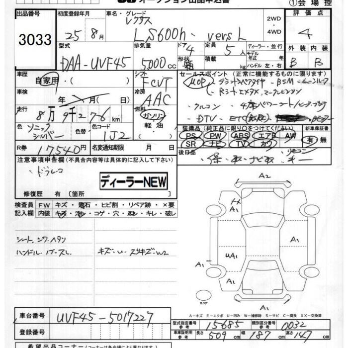 LEXUS LS600H