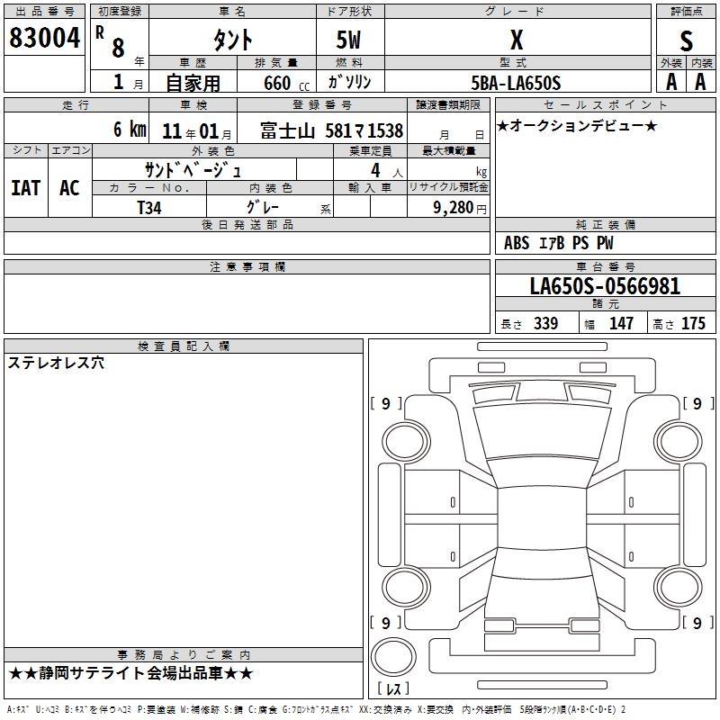DAIHATSU TANTO