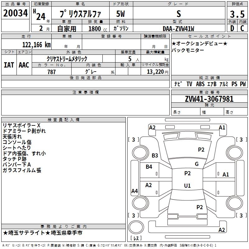 TOYOTA PRIUS ALPHA