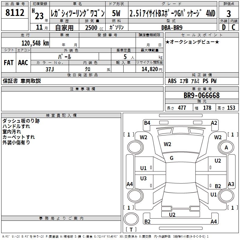SUBARU LEGACY