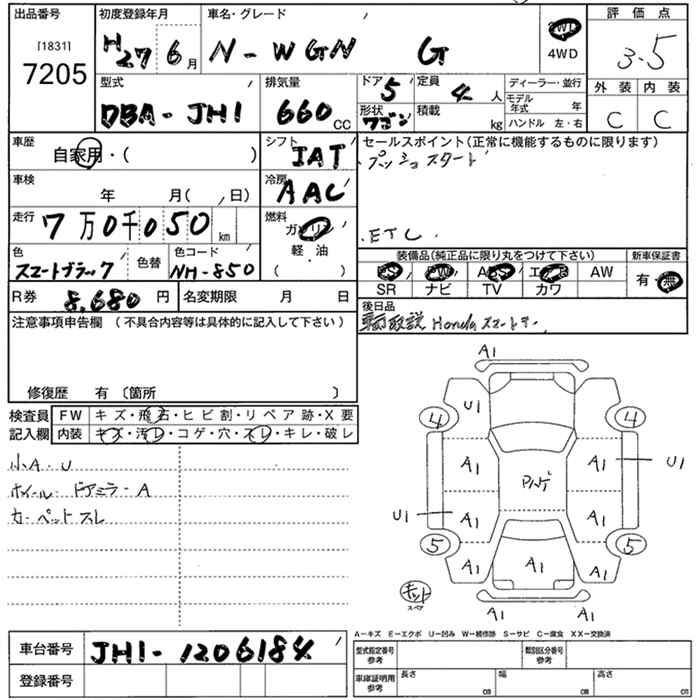 HONDA N-WGN