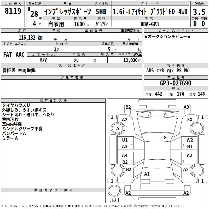 SUBARU IMPREZA