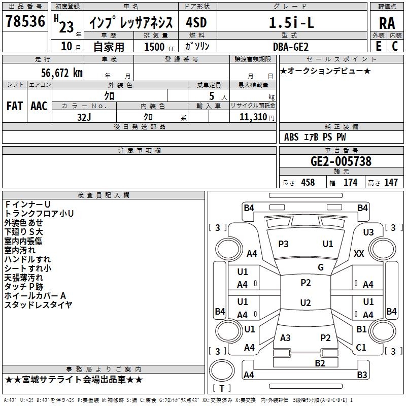 SUBARU IMPREZA