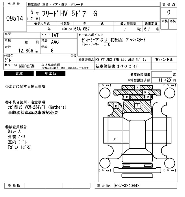 HONDA FREED