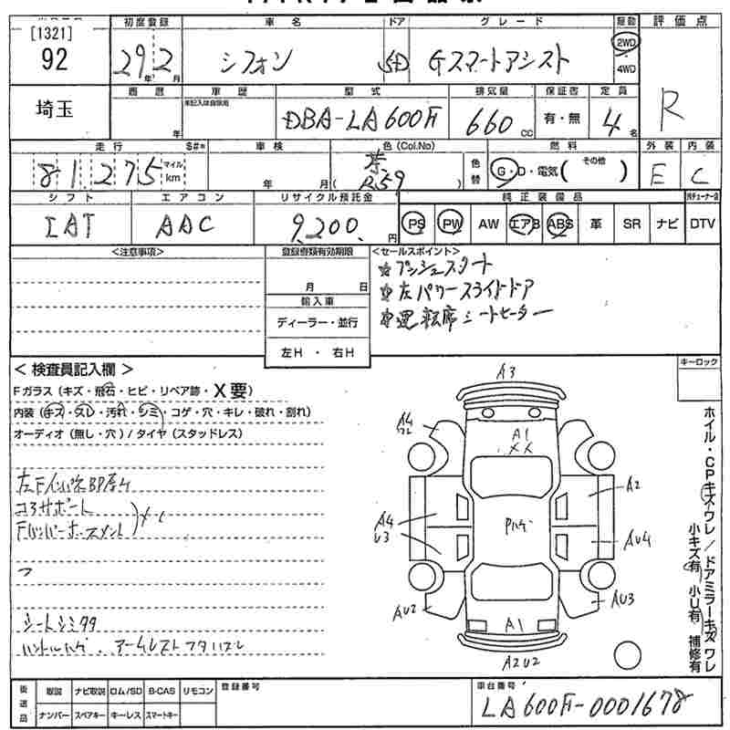 SUBARU CHIFFON