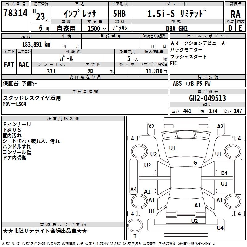 SUBARU IMPREZA