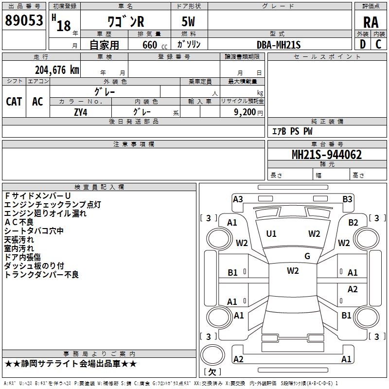 SUZUKI WAGON R