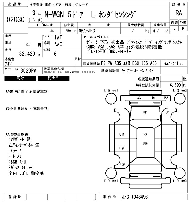 HONDA N-WGN