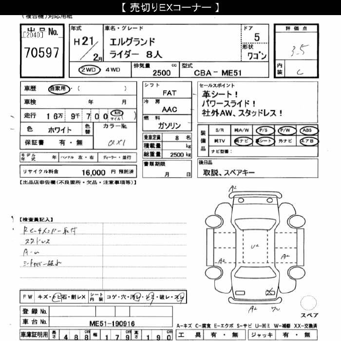 NISSAN ELGRAND