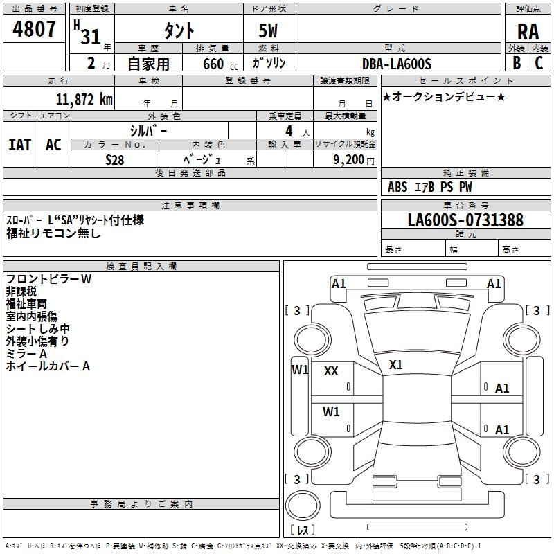 DAIHATSU TANTO