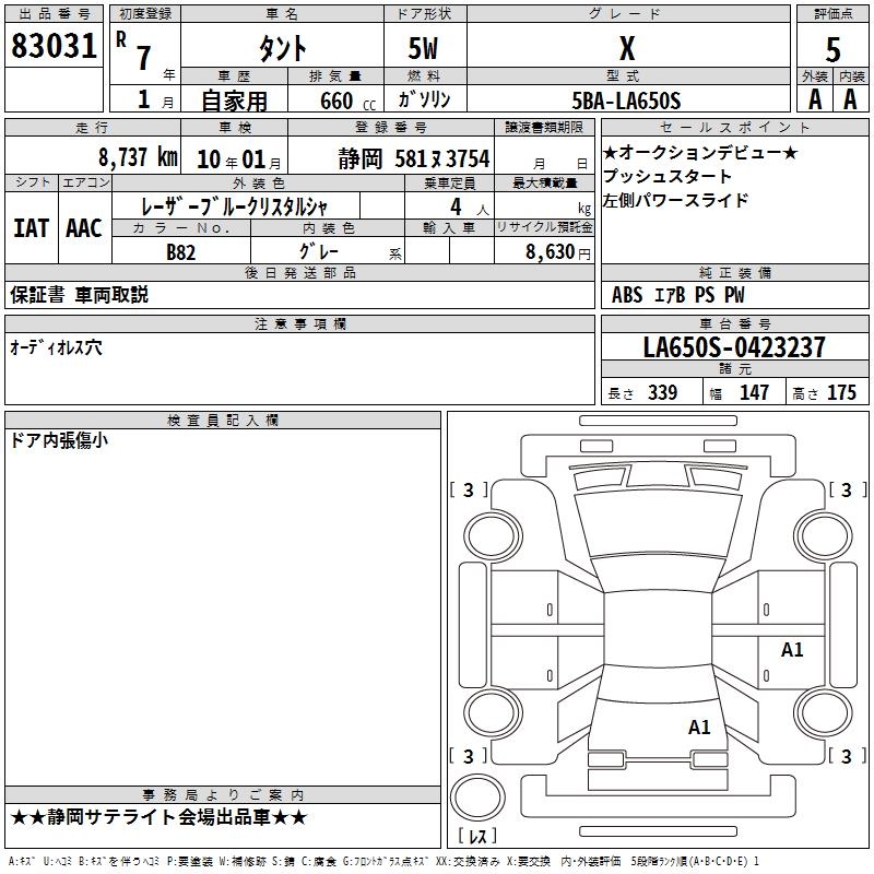 DAIHATSU TANTO