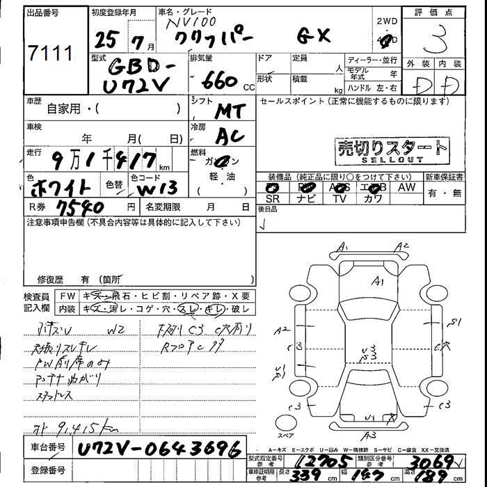 NISSAN NV100 CLIPPER
