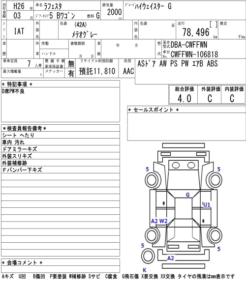 NISSAN LAFESTA
