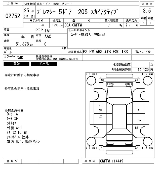 MAZDA PREMACY