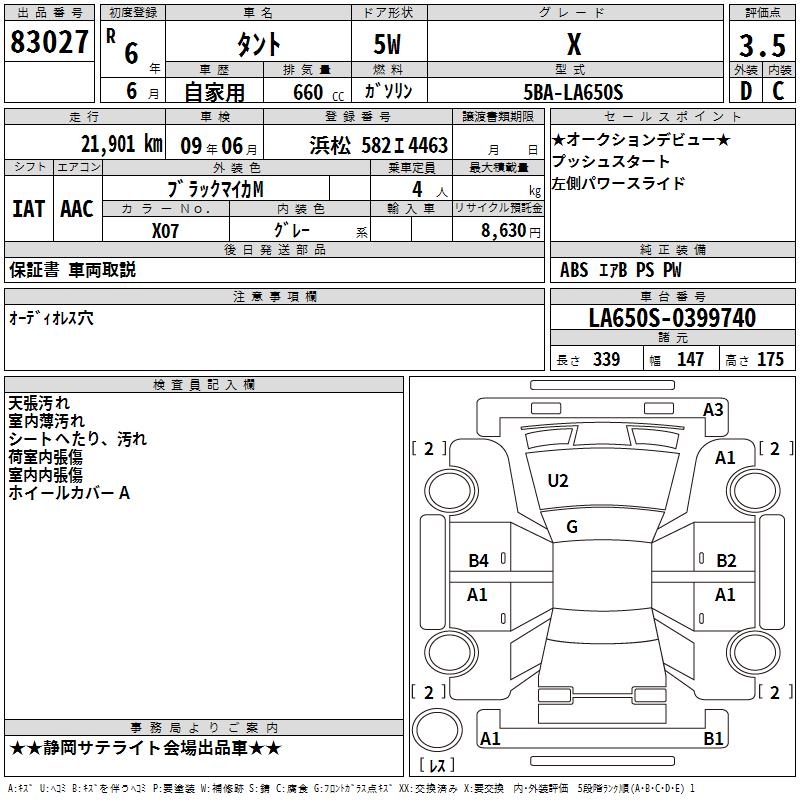 DAIHATSU TANTO