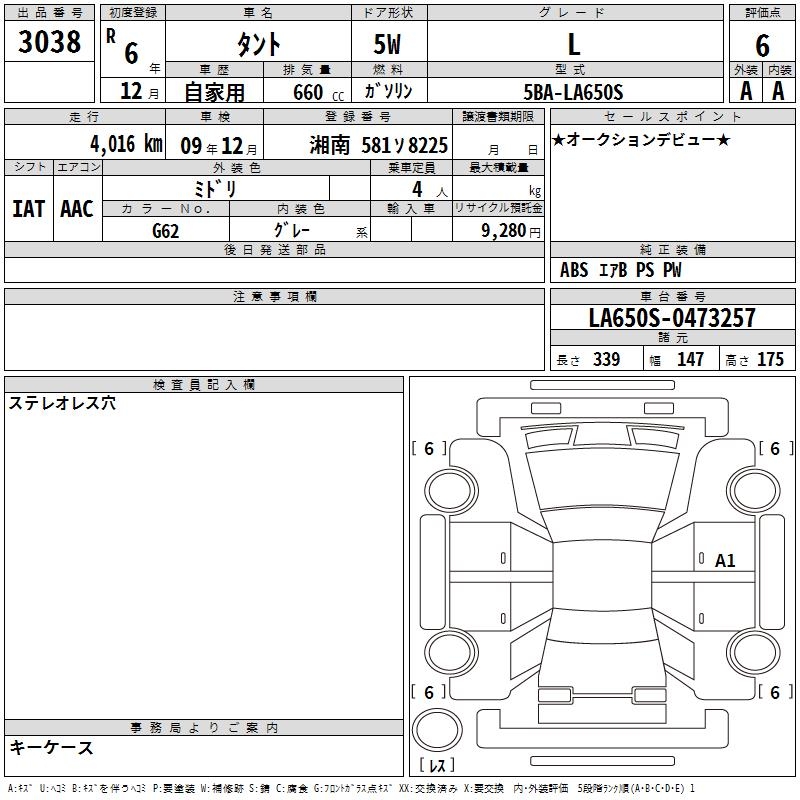 DAIHATSU TANTO