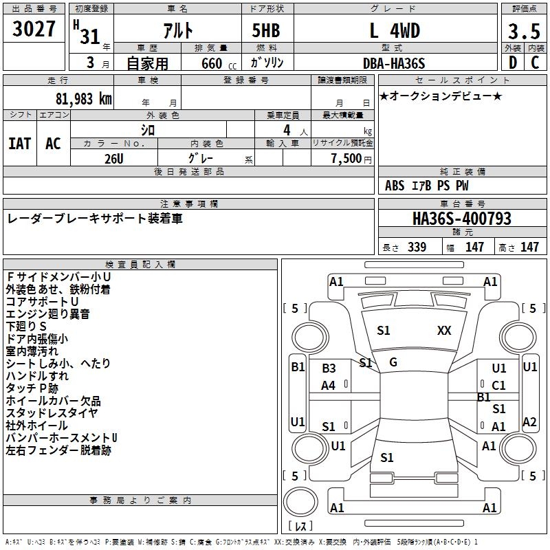 SUZUKI ALTO